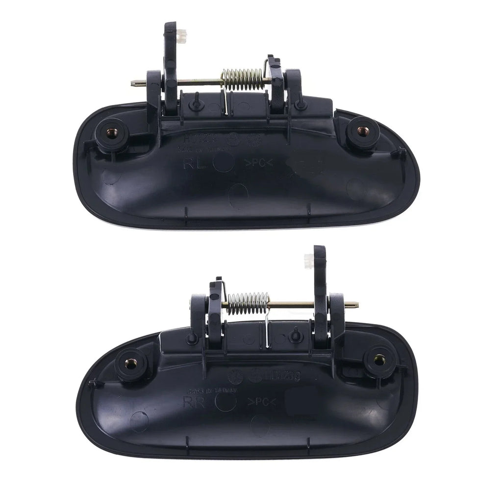 4pc Front/Rear Outer Door Handle Black for Honda Civic EK (1996–2000)