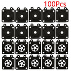 100Pcs Carburetor Metering Diaphragm for Walbro (95-526-9-8, 95-526-9, 95-526)