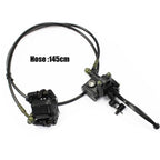 Hydraulic Rear Disc Brake Caliper System + Pads for 150cc 250cc Quad ATV (2000–2023)