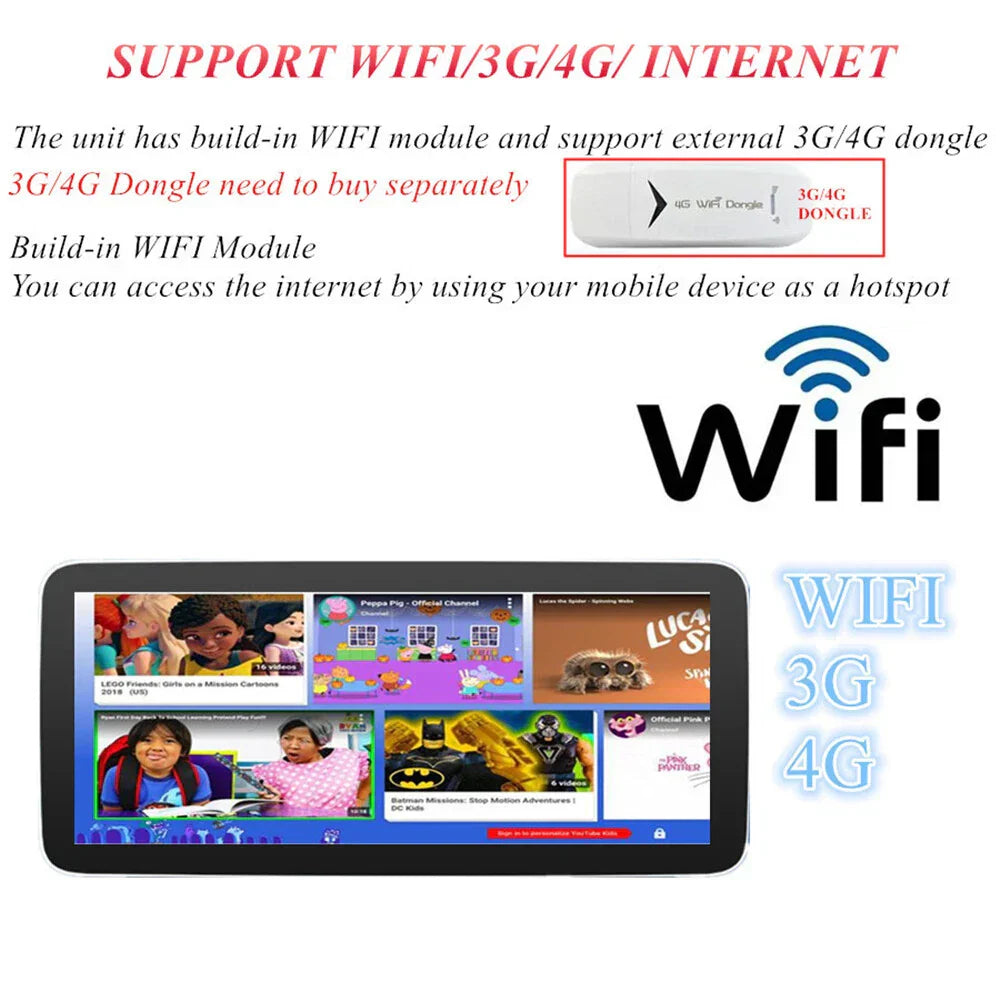 12.3'' Wireless Carplay Navigation for Mercedes W164 X164 (2006-2011)