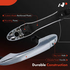 Front Left Exterior Door Handle with Keyhole for Dodge Dart (2013-2016)
