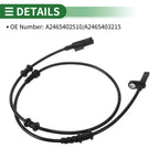 ABS Wheel Speed Sensor No.A2465402510 for Mercedes-Benz W176 (2012–2019)