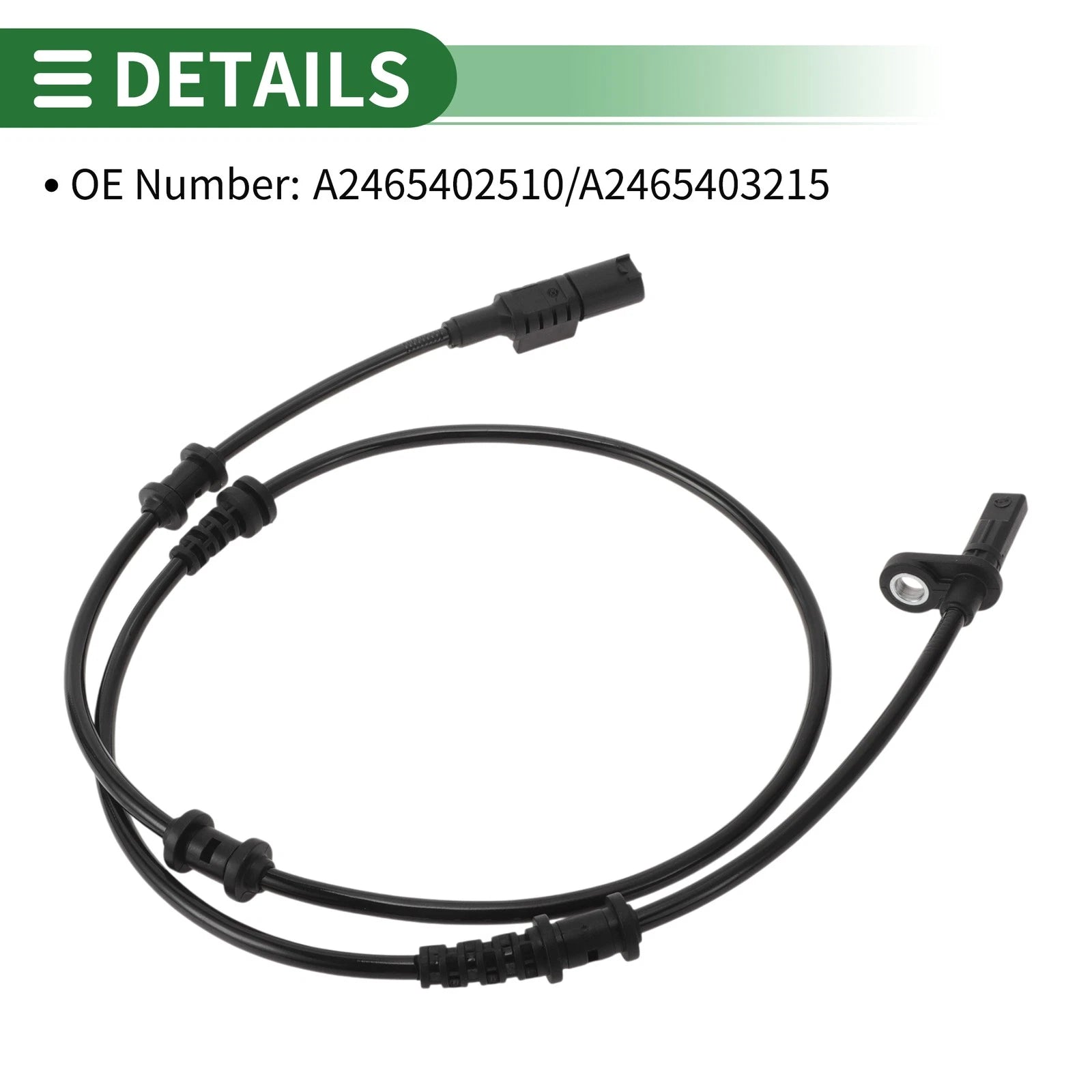 ABS Wheel Speed Sensor No.A2465402510 for Mercedes-Benz W176 (2012–2019)