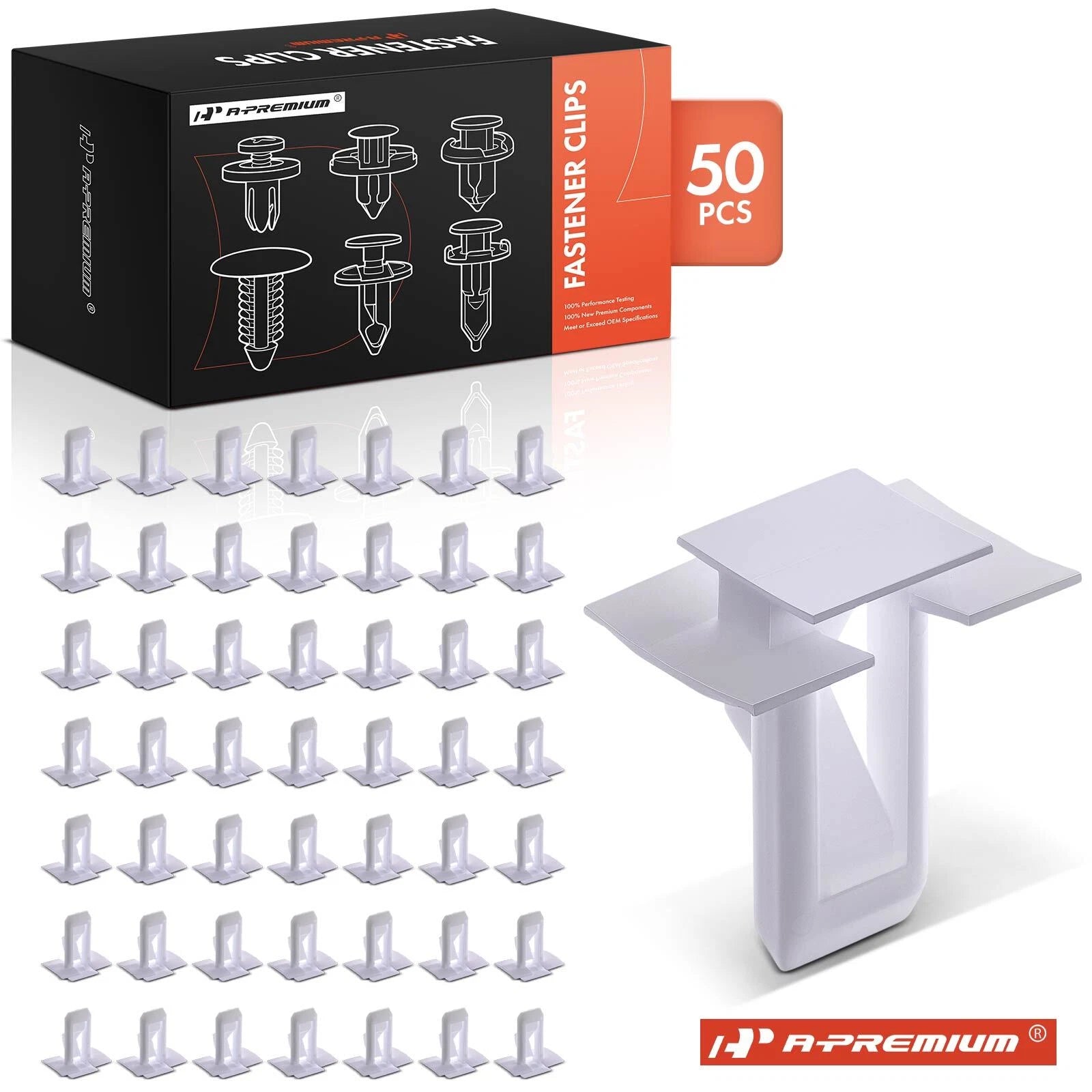 50Pcs Nylon Headliner Trim Clips for Buick Chevy 