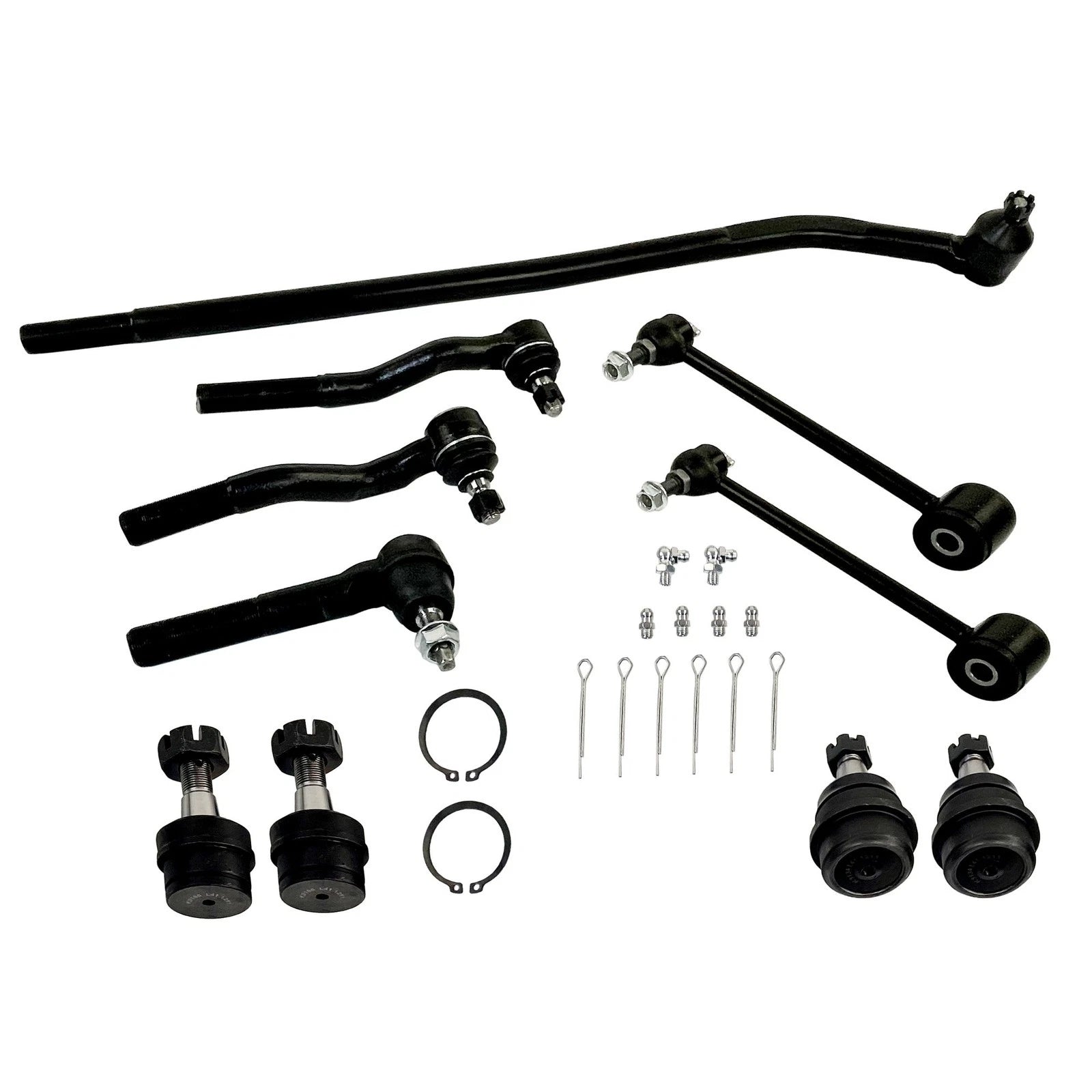 Set of 10 Ball Joints and Tie Rods for Jeep Wrangler (2007–2018)
