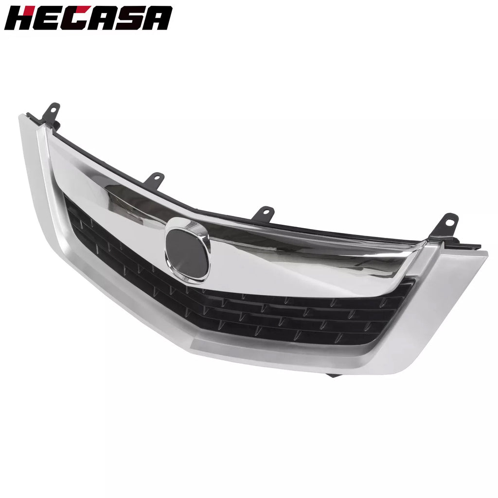 Front Upper Grille Mesh Cover Chrome for Acura TSX (2009–2010)