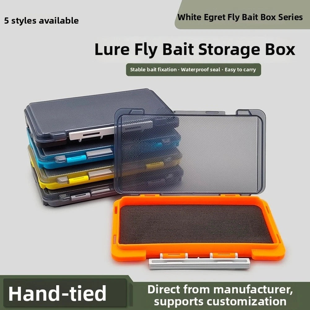 Lightweight Fly Fishing Tackle Box with Snap Lock Closure (76.3g)