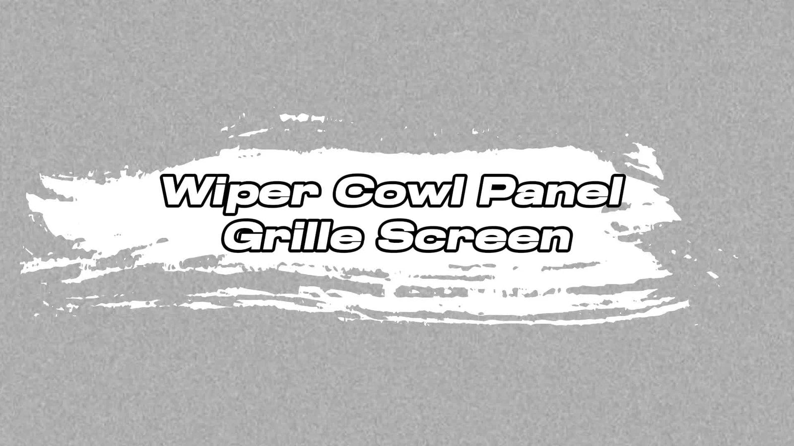 Set of 2 Front Wiper Cowl Panel Grilles for Ford E-Series (1992–2024) #8C2Z15022A68AA