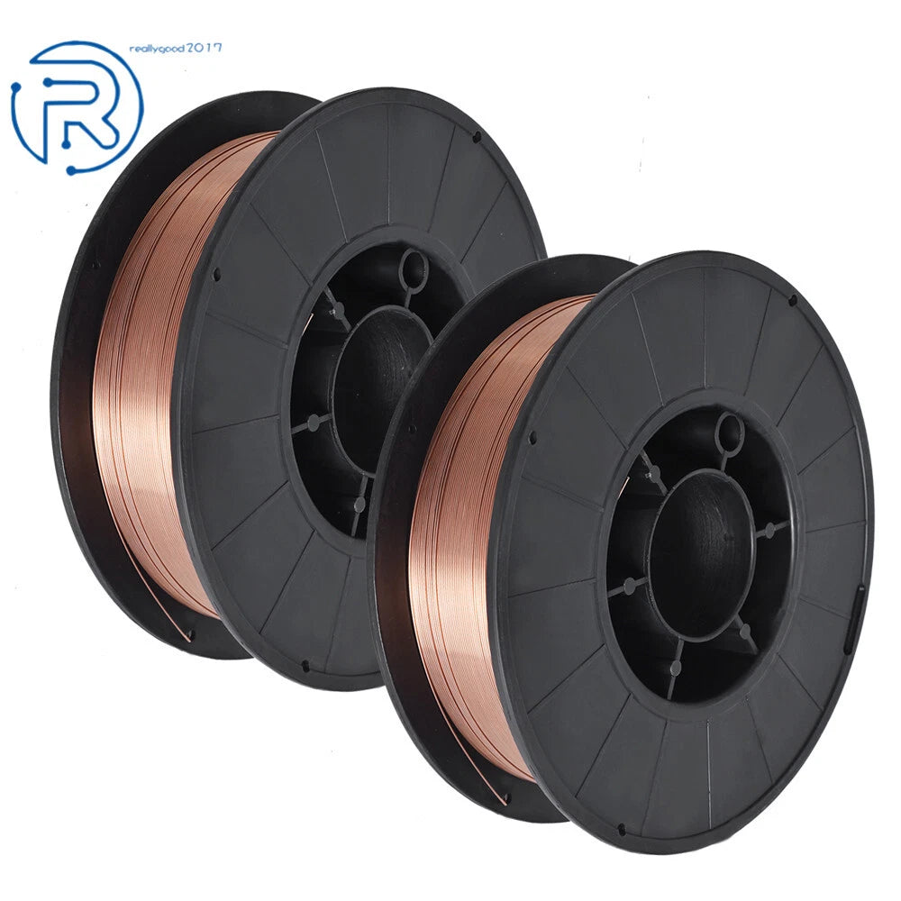 Set of 4 Mild Steel MIG Welding Wire Rolls for Various Models (0.035")