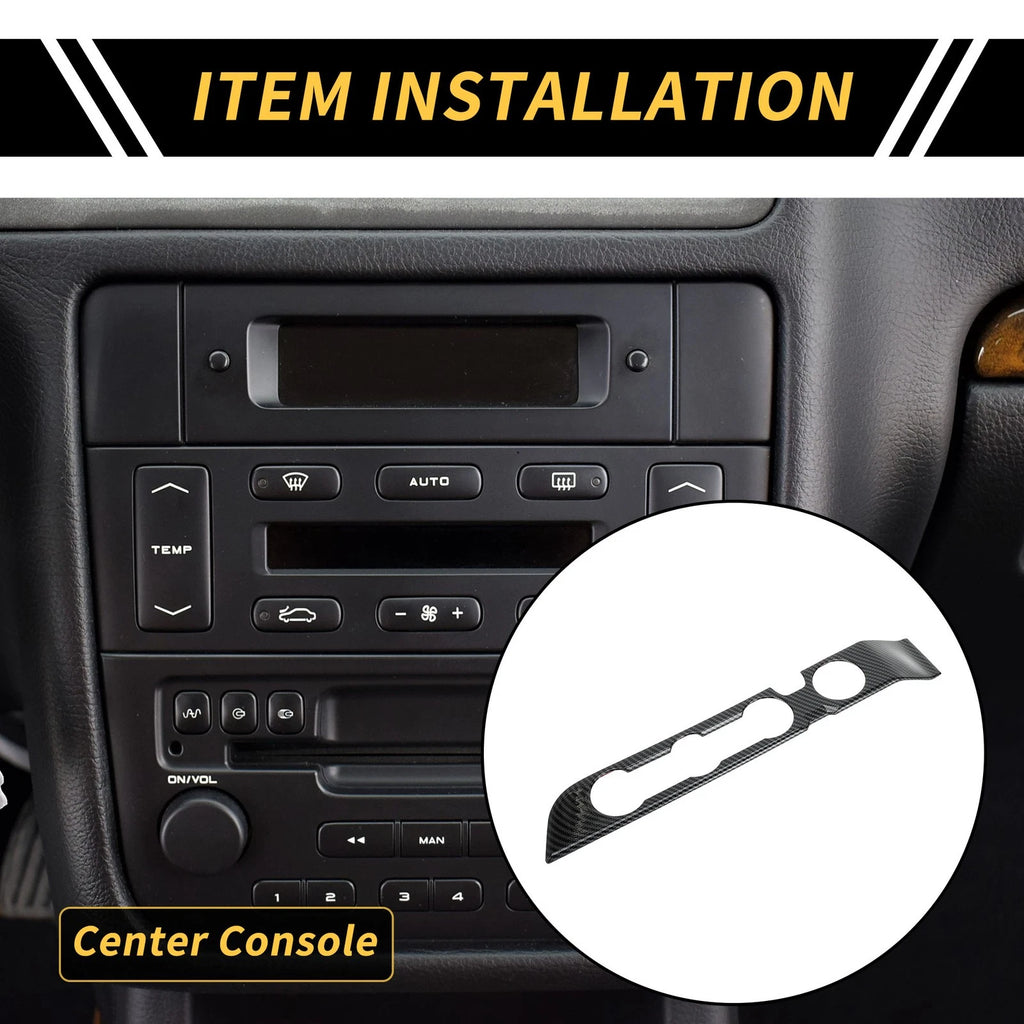 Carbon Fiber Console AC Switch Button Cover Trim for Toyota Tacoma (2016–2023)