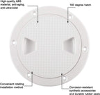 2X 4 Inch White ABS Marine Round Access Hatch Cover Non-Slip Deck Hatch