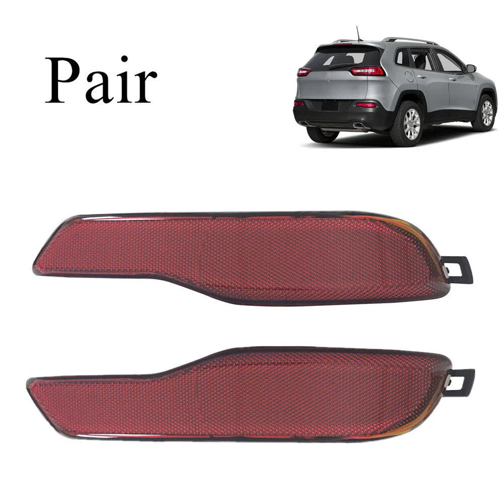 Left+Right Bumper Reflectors for 2014-2018 Jeep Cherokee (2014-2018)