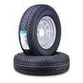 2 Free Country Trailer Tire Rim ST225/75R15 10-Ply E 6 Lug for Trailer