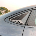 Rear Quarter Window Duct Vent Louver Covers for Benz GLC Coupe (2024–2025)