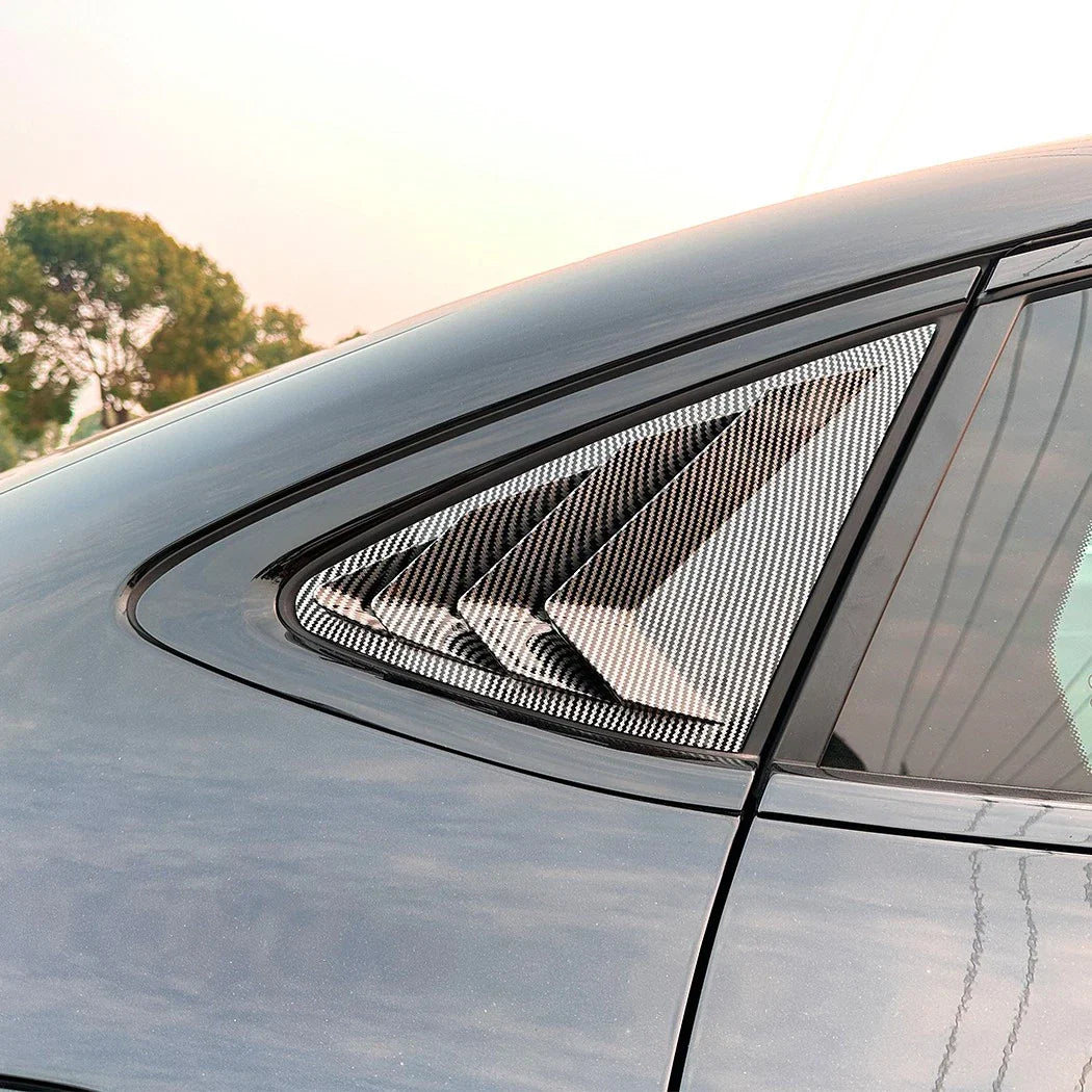 Rear Quarter Window Duct Vent Louver Covers for Benz GLC Coupe (2024–2025)