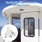 Pontoon Gate Latch for Boat Door (Fits 1.125 Inch Square Frames)