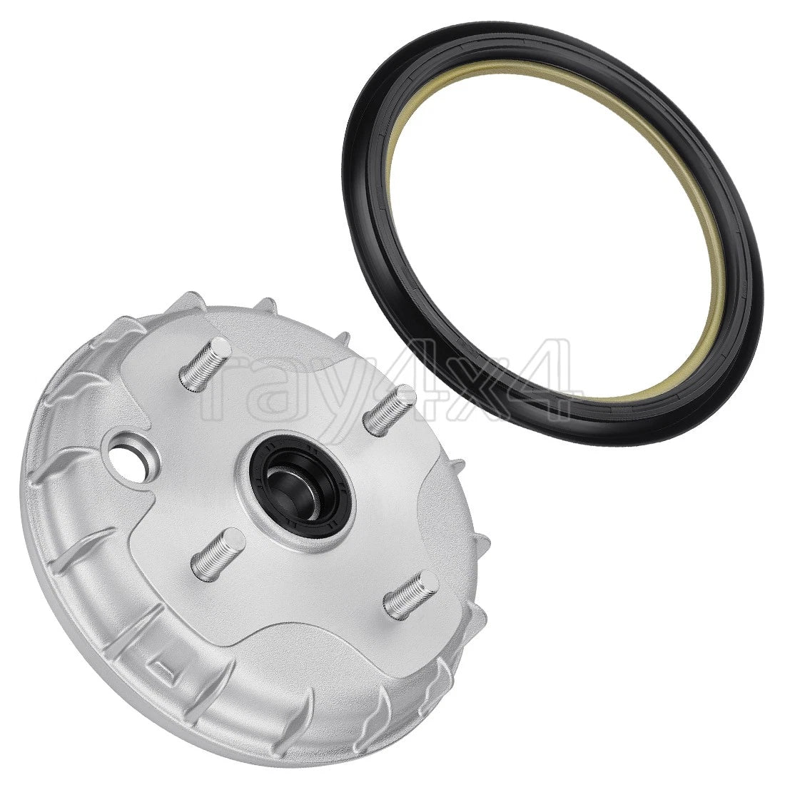 Front Brake Drum Hub & Dust Seal for Honda Rancher 350 TRX350TM (2000–2006)
