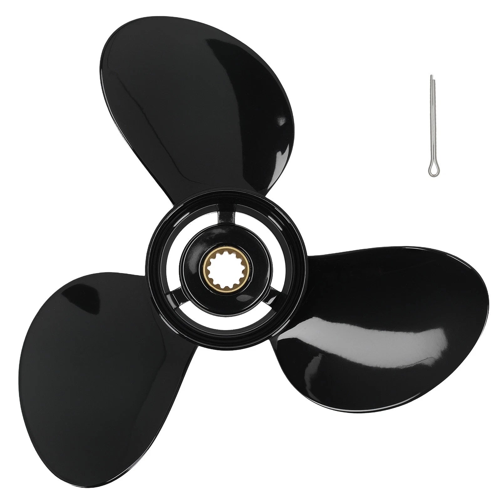 15" Aluminum Boat Propeller 3 Blade RH for Evinrude 40-75HP (1975–2005) 778774