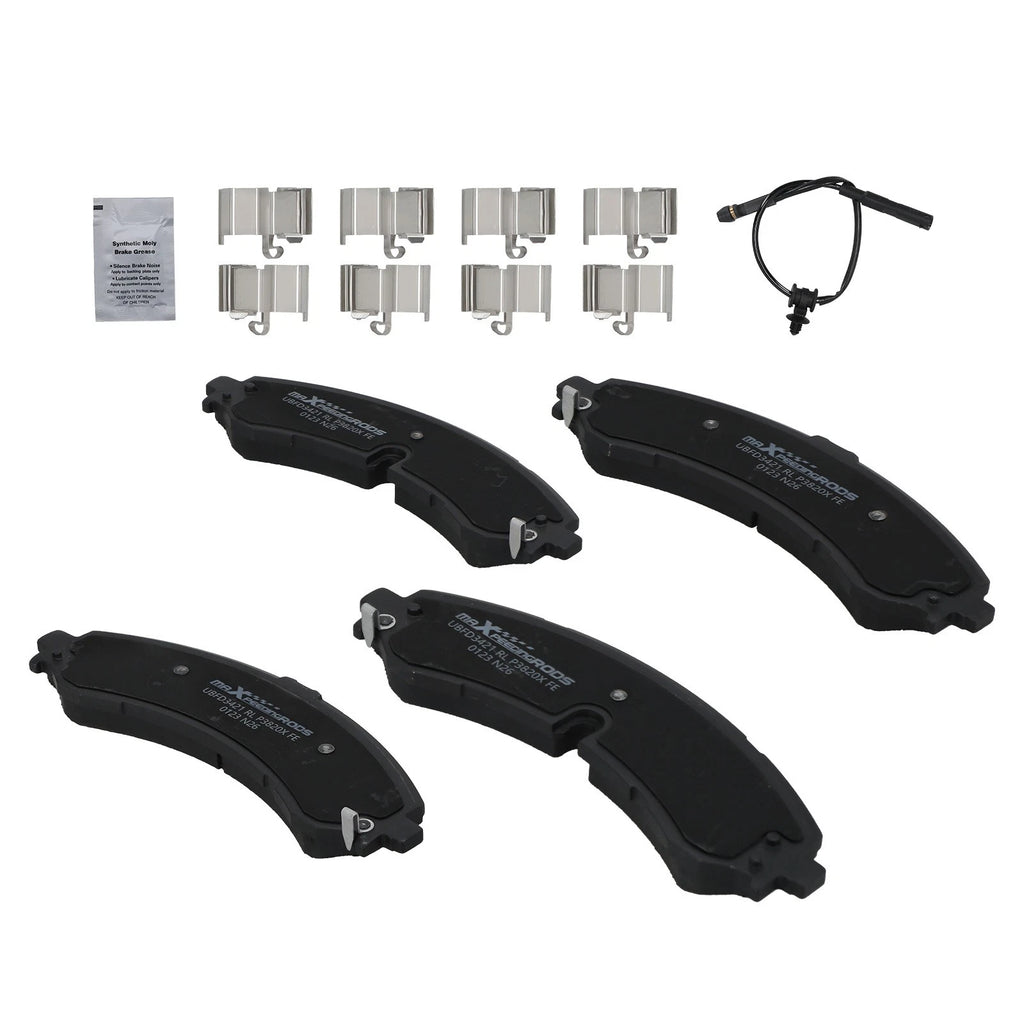 Set of 4 Front Brake Pads for Chevrolet Silverado GMC Sierra 2500/3500 HD (2020–2024)