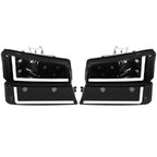 LED DRL Headlights Bumper Lamps for Silverado Avalanche (2003–2006)