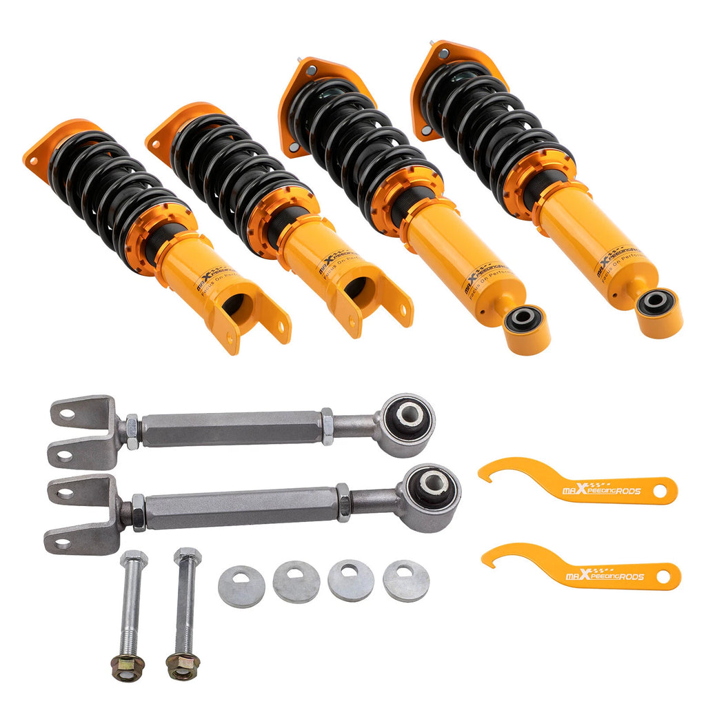 Adjustable Coilovers + Rear Camber Arms for Infiniti G37 (2008-2013)
