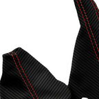 Manual & Brake Boot Cover for VW Jetta MK3 (1991–1998) Carbon Fiber Red Stitch