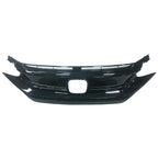 Front Grille Replacement Black Painted ABS Plastic for Toyota Hilux (2016–2020)