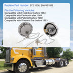 2X Fuel Tank Locking Gas Cap for Peterbilt Kenworth