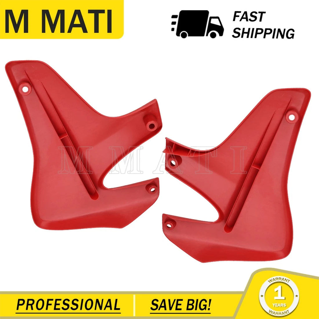 Radiator Shroud Set for Honda XR650R (2000–2007) - Left & Right Pair, Red