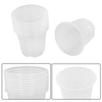 30 Pack Clear Plastic Nursery Pots for Succulents Herbs Flowers