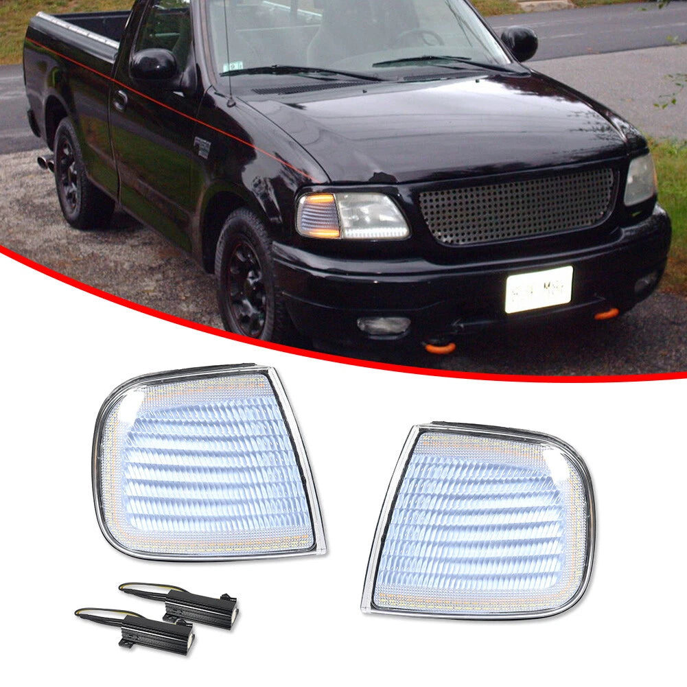Switchback LED Front DRL Turn Signal Lights for Ford F150 Expedition