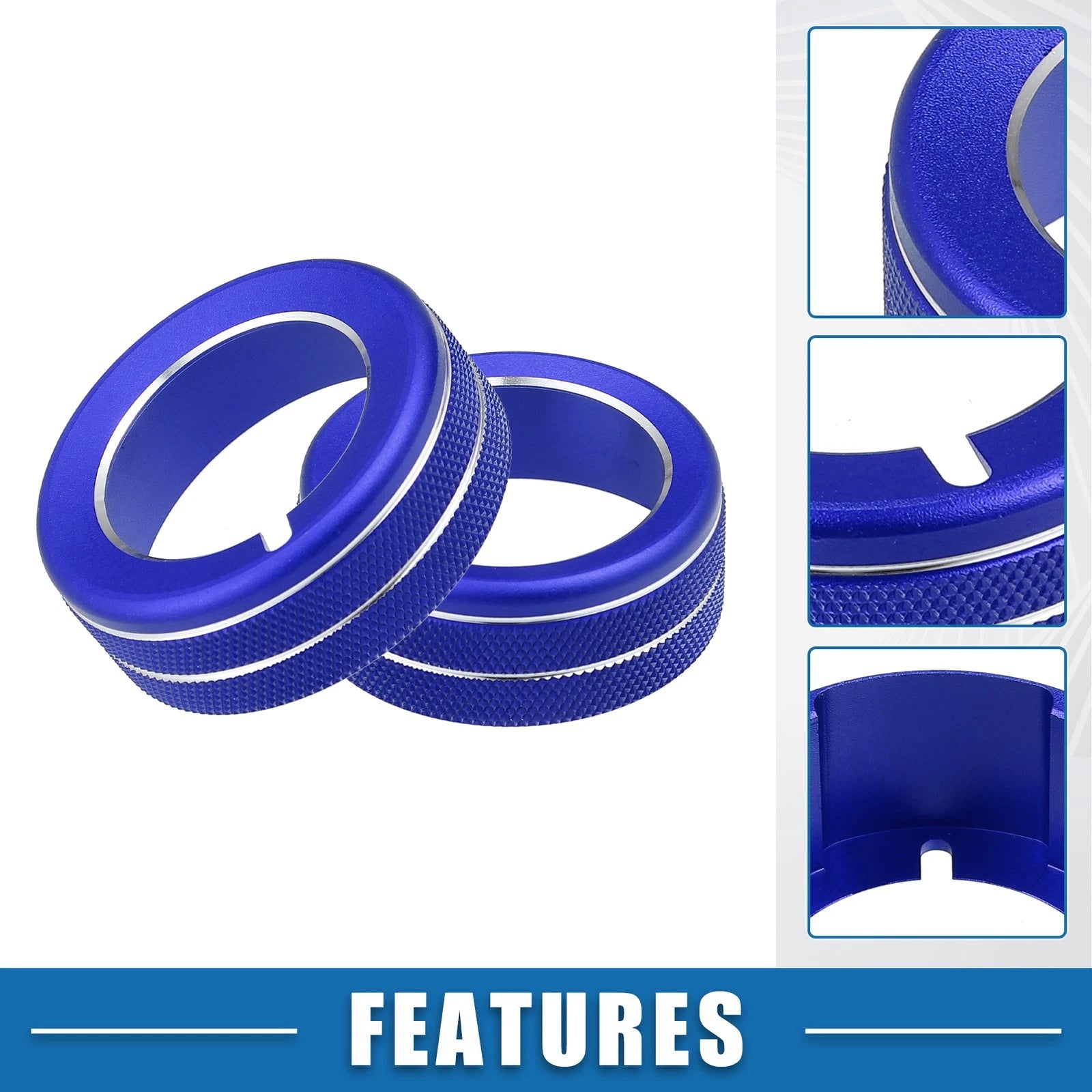 Set of 2 Multi Terrain Selector Knob Button Covers for Toyota 4Runner (2010–2020) 726215348811