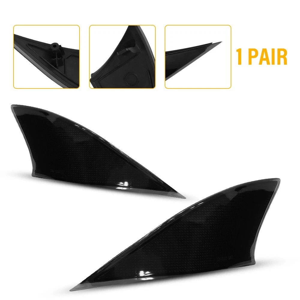 2X Smoked Rear Bumper Reflector Lens Assy for Lexus IS250 IS300 IS350 IS-F (Y)