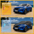 Waterproof Car Cover for Nissan Qashqai (All Weather, Black, Aluminum Film)