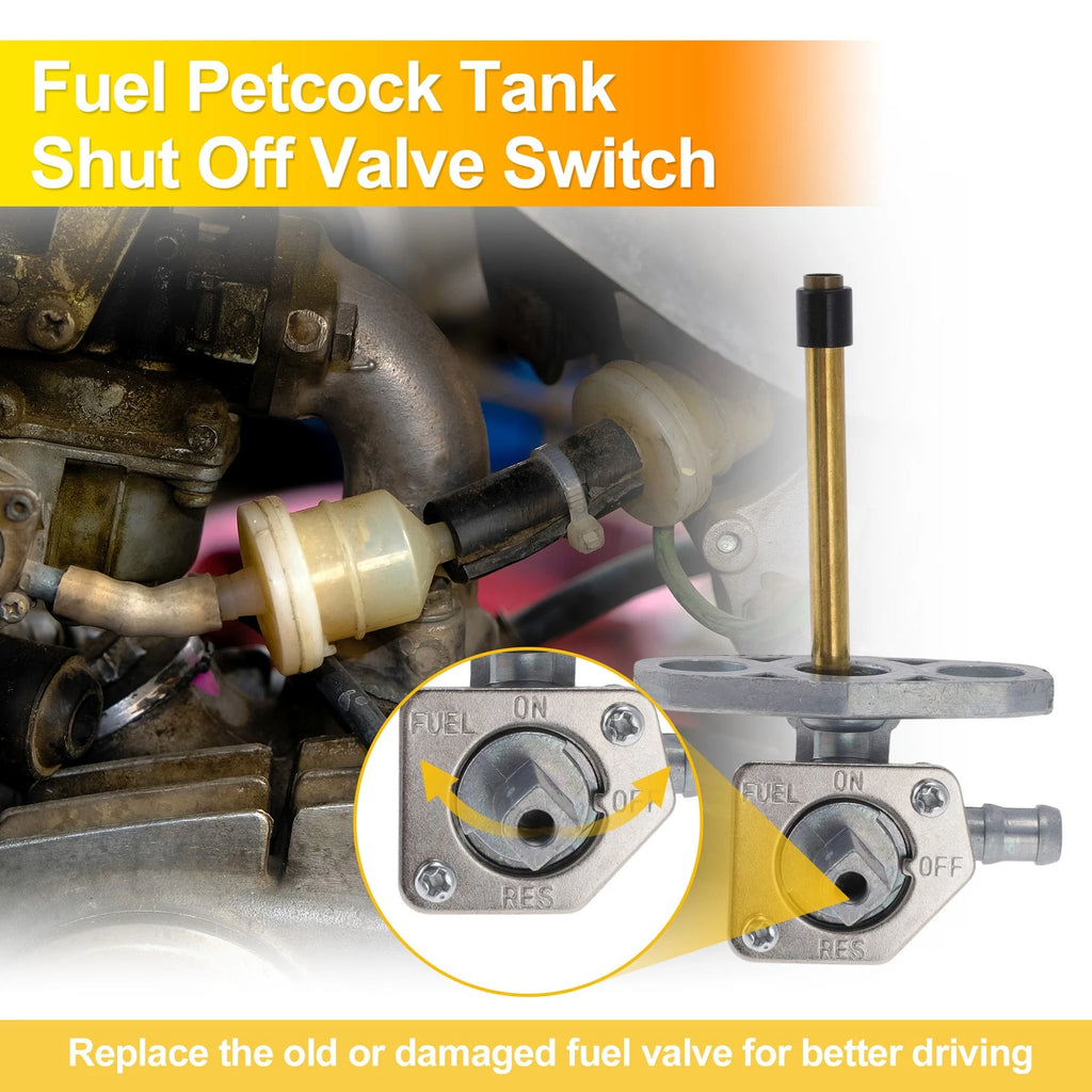 Fuel Valve Petcock Gas Tank Switch for Honda Sportrax 400 (2000–2006)