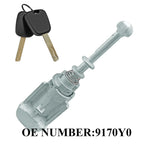 Left Door Lock Cylinder with Double Key for Citroen C4 Sega (2004–2018)