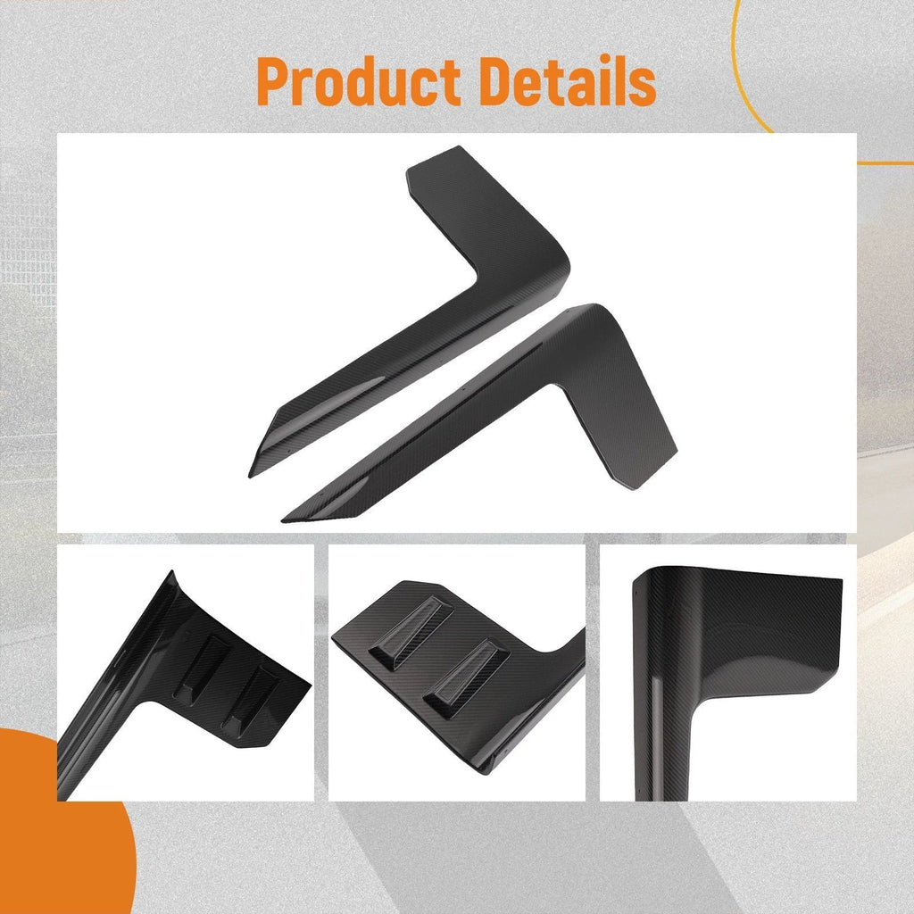 Side Skirt Extensions for BMW M2 G87 (2023–2025) Carbon Fiber Winglet