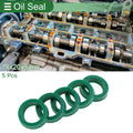 Set of 5 Oil Seal Rotary Shaft Seal 14x20x5mm High Pressure Green