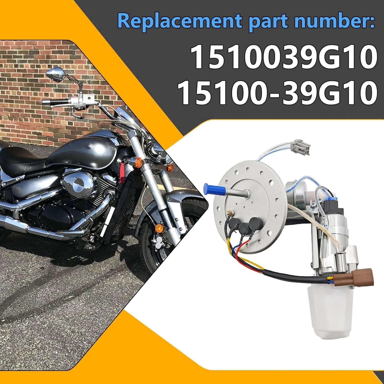 Fuel Pump Assembly for Suzuki Boulevard M50 M50B M50Z (2005–2019) 15100-39G10