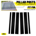 Glossy Black Door Window Pillar Trim Cover for Honda Odyssey (2005–2010)