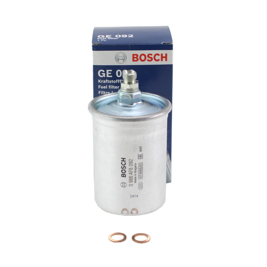 Bosch Fuel Filter & Threaded Fittings for Mercedes R107 W116 W123 W202 (1972–2002)