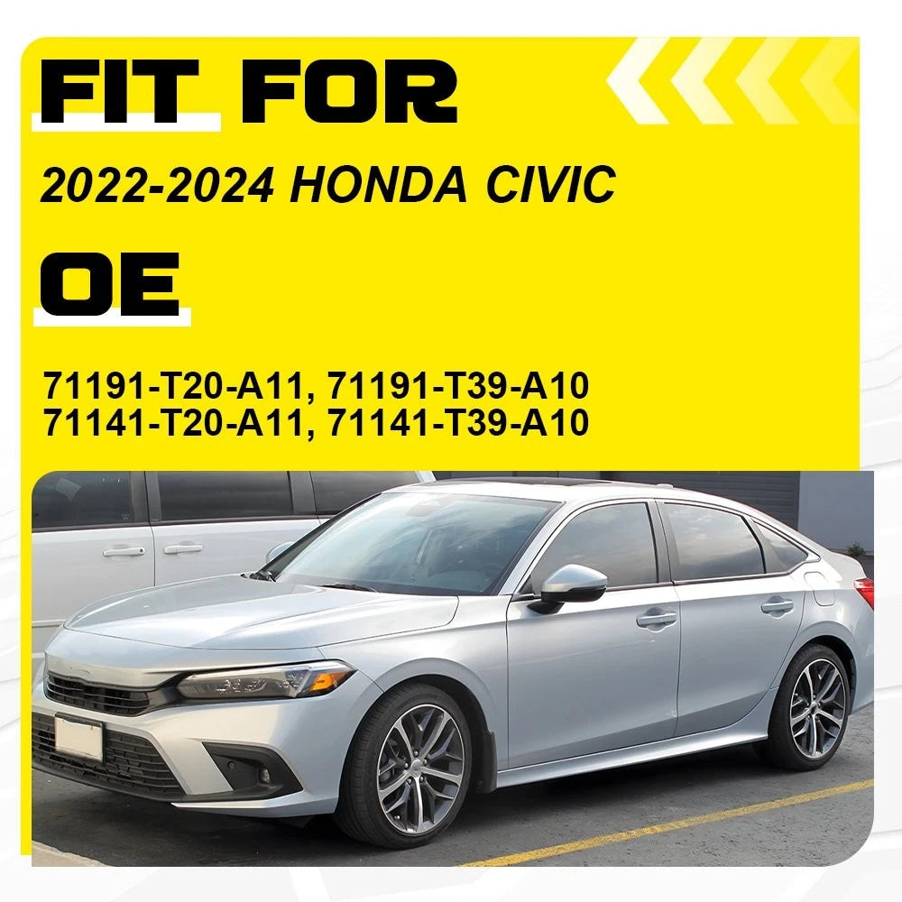 Fog Light Cover Set of 2 for Honda Civic (2022–2024)