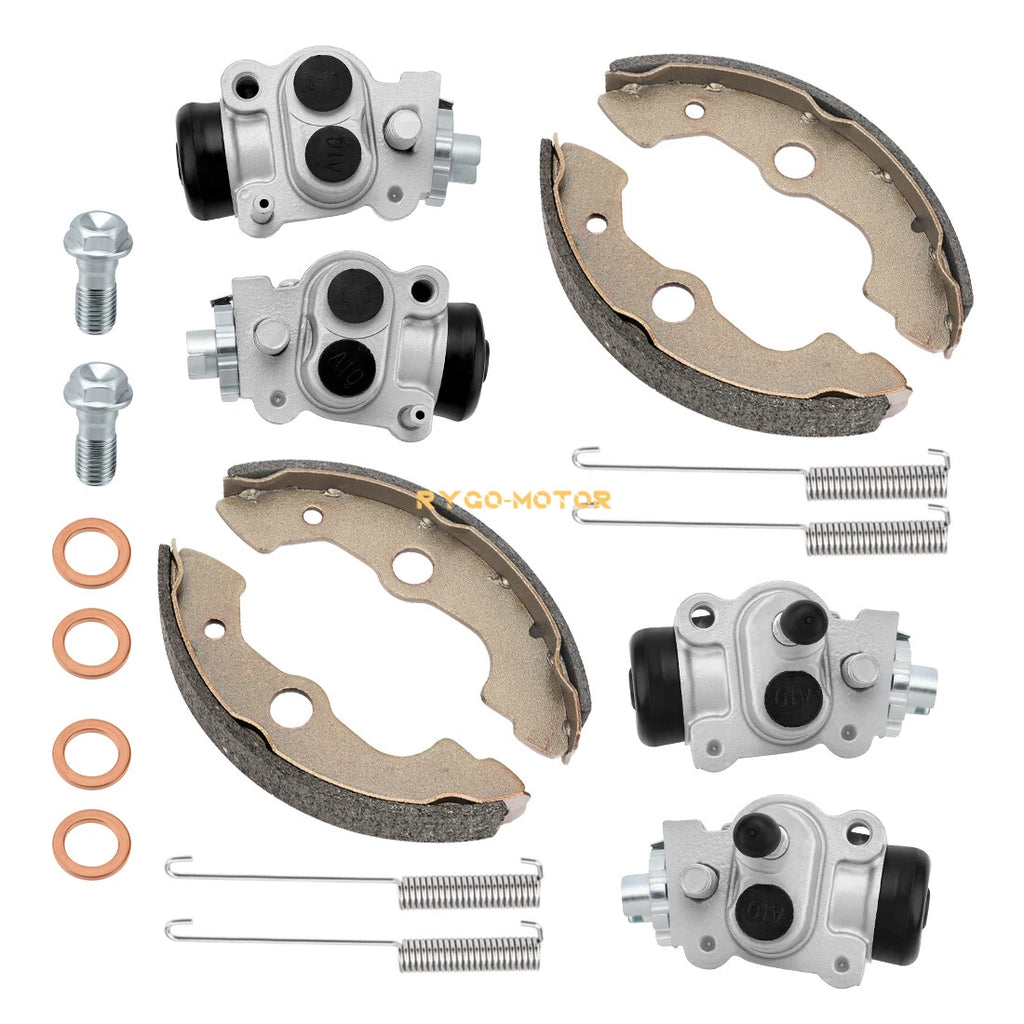Front Brake Wheel Cylinders W/ Shoes for Honda Rancher 350 TRX350TM/TE (2000–2003)