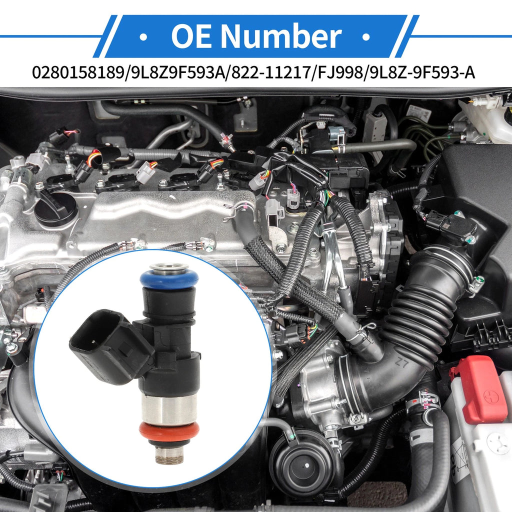 1pc Fuel Injector No.0280158189/9L8Z9F593A for Ford Escape (2009–2012)