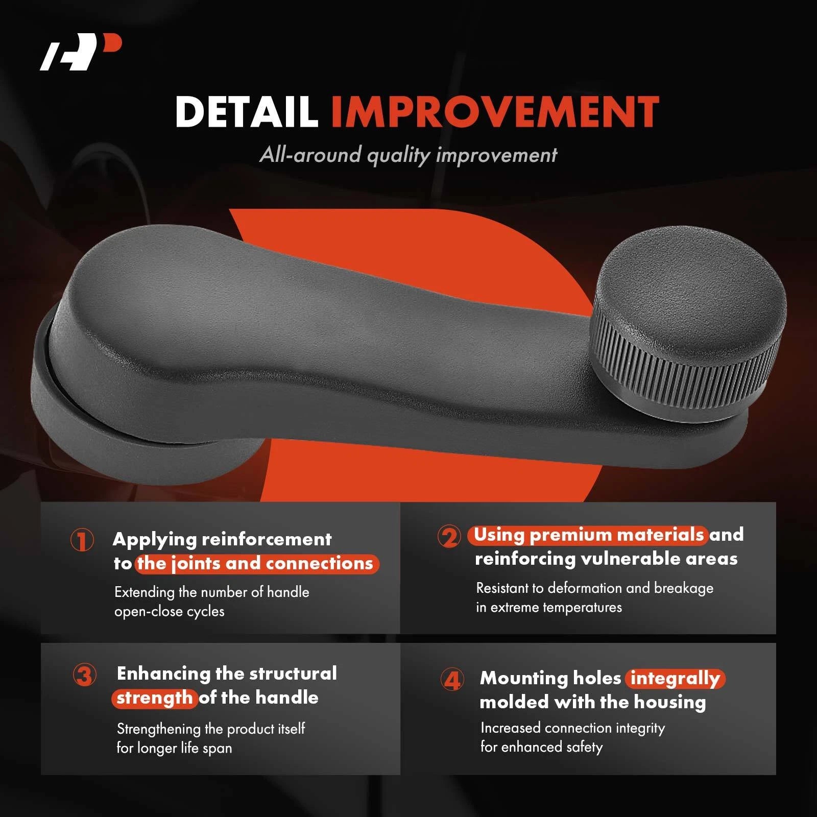 Interior Door Handle Set for Mercedes-Benz Sprinter 2500 3500 (2010–2023)