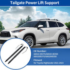 LH RH Tailgate Power Lift Support for Toyota Highlander (2021–2023) No.68910-0E070