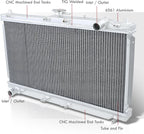 2 Row Aluminum Radiator for Mazda Miata MX5 (1990–1997) 1.6L 1.8L MT