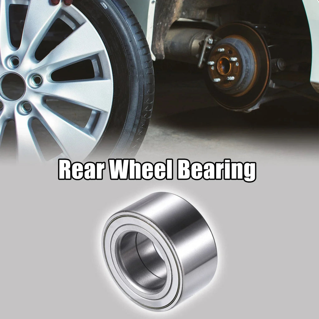 Rear Left & Right Wheel Bearing for BMW 128i Silver Tone (2008-2013)