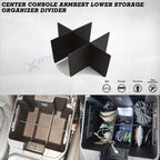 Center Console Armrest Box Insert Divider for Chevrolet Silverado (2014–2018)