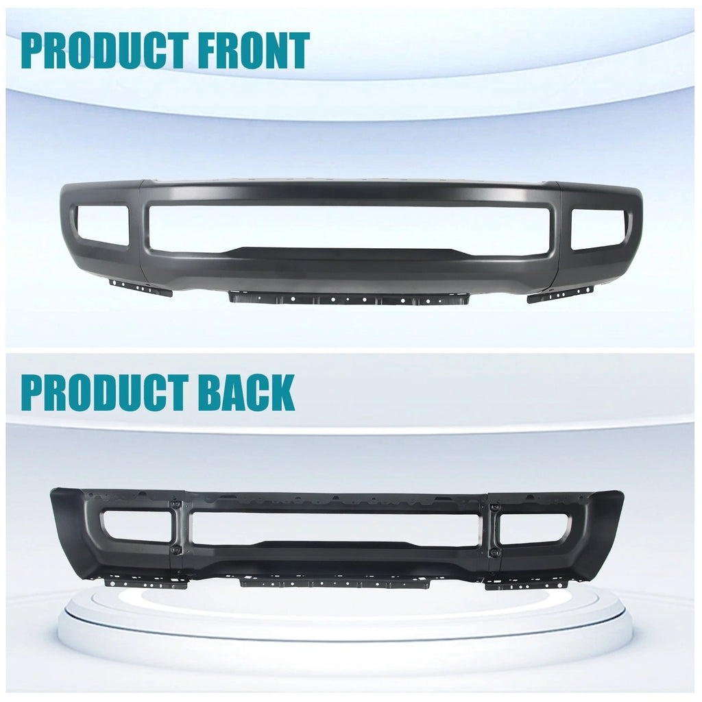 Front Bumper for Ford F-250 F-350 Super Duty (2017–2019) W/Fog Light Holes